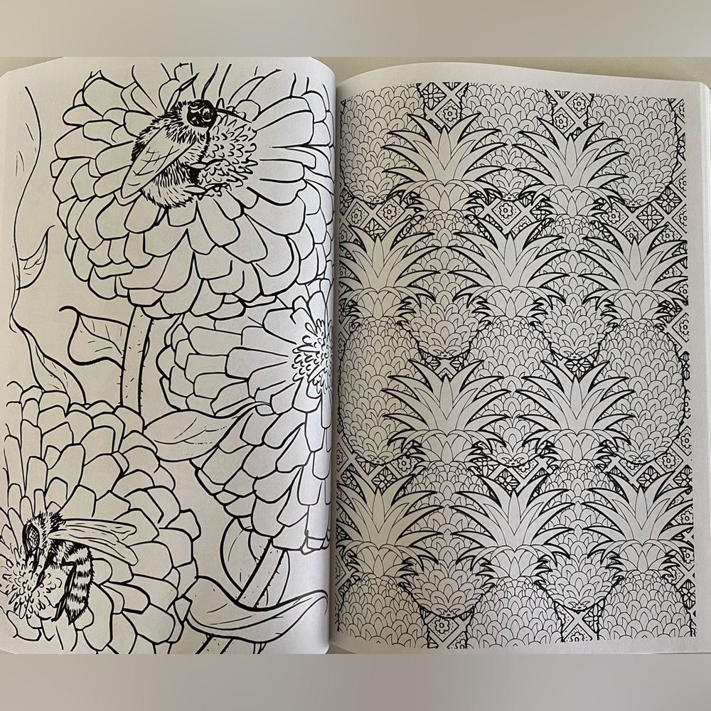 Garden Coloring Book for Adults - Picture 3 of 5